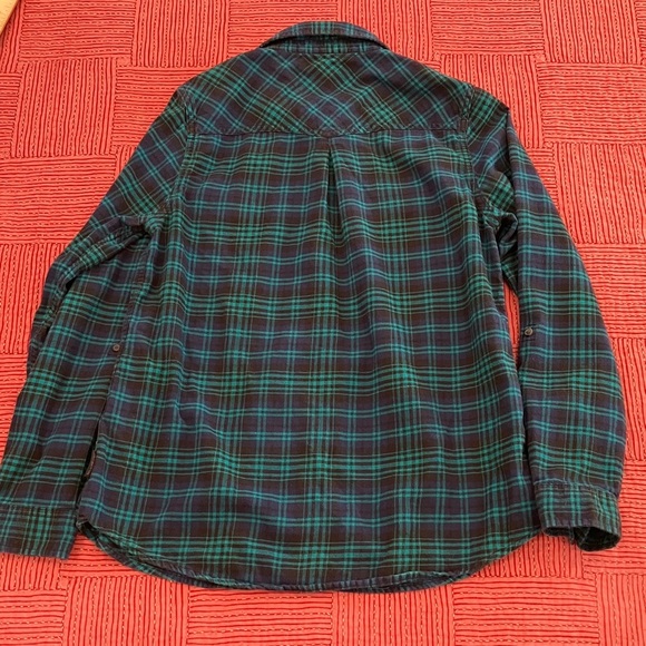 Windriver Women's small Plaid Button Down Shirt - Teal and purple - Picture 10 of 13